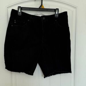 Seven7 Black Jean Shorts for Women